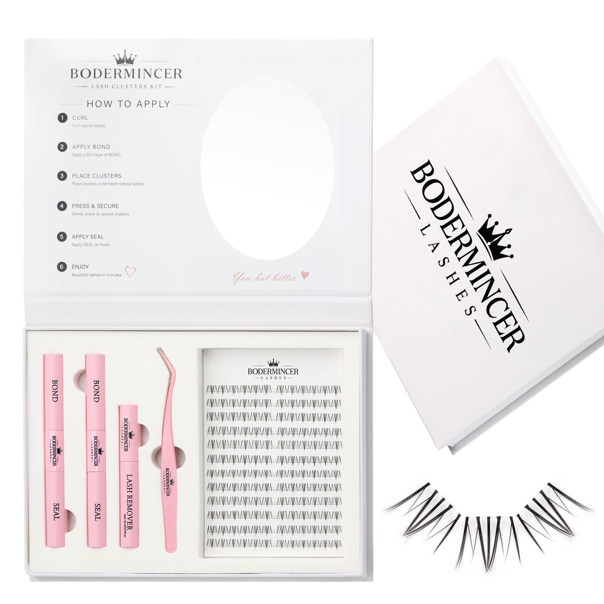 BODERMINCER Bottom Lash Clusters Kit SM104