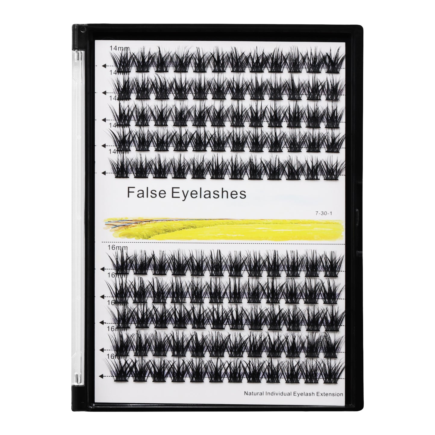 BODERMINCER M02# Lash Cluster Large Pack 8+10mm Mixed/10+12mm Mixed/12+14mm Mixed/14+16mm Mixed/16+18mm Mixed Pack C Curl/D Curl/DD Culr Natural Extensions Wispy Individual False Eyelashes Lash Clusters Lash Cluster Extensions