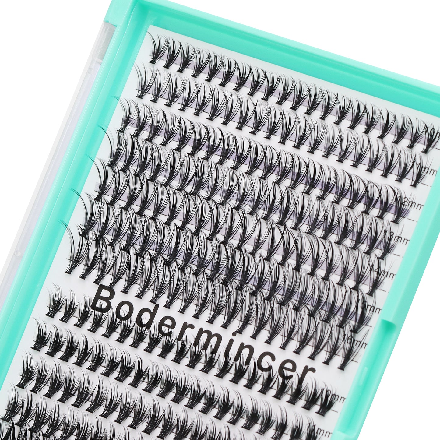 BODERMINCER 20D+40D 10-11-12-13-14-15-16mm Mixed Lash Kit Black Bond Lashes Clusters