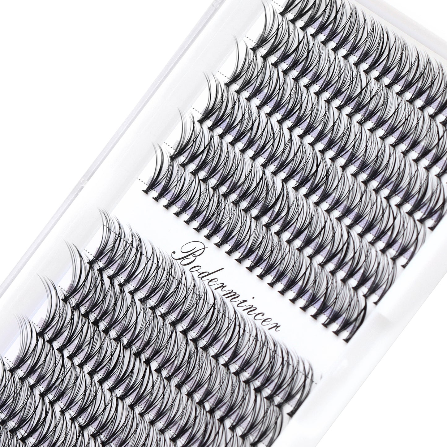 Bodermincer Natural Lash Cluster 20D 8+10mm Mixed/10+12mm Mixed/12+14mm Mixed/14+16mm Mixed/16+18mm Mixed