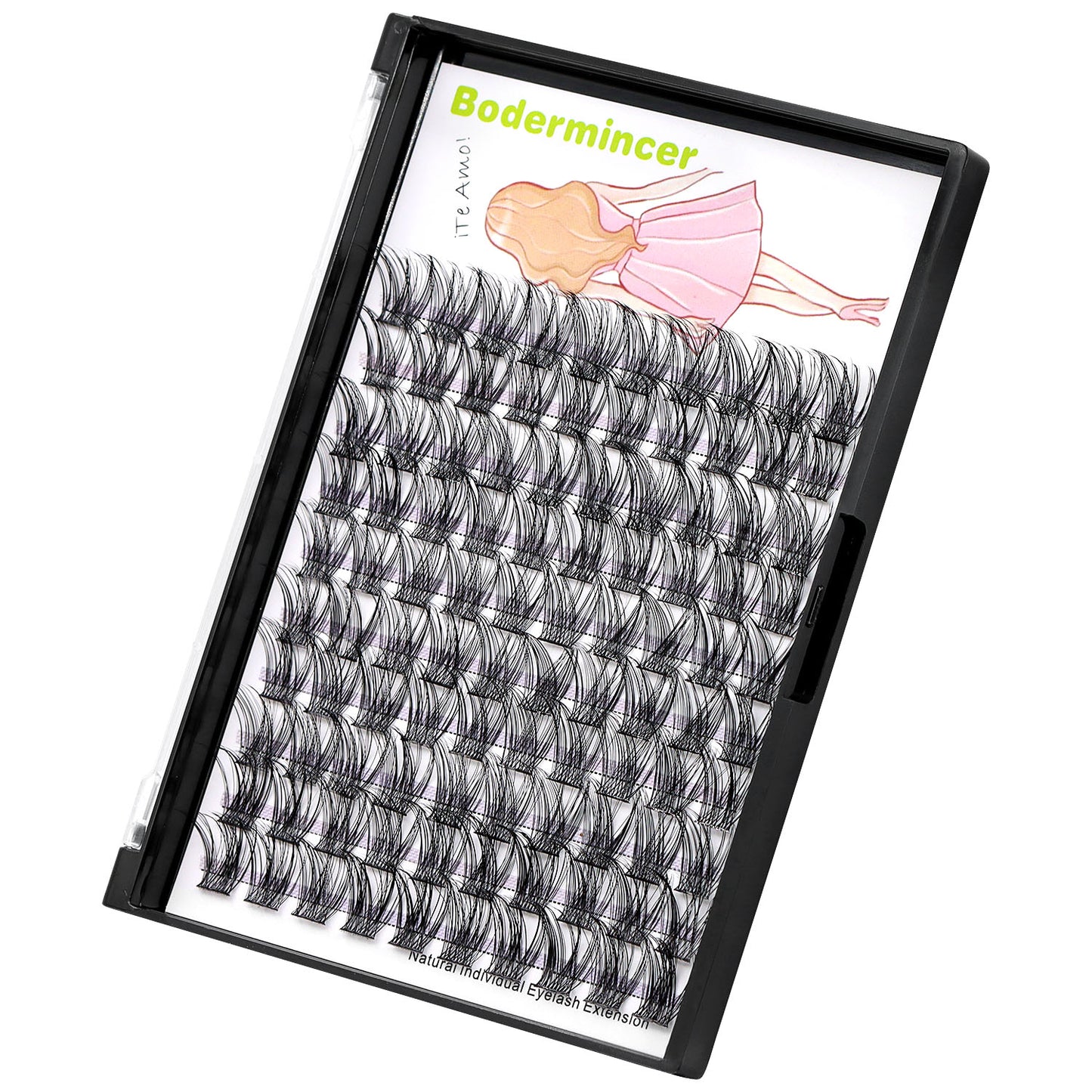 BODERMINCER M024# Lash Clusters C/D Curl 8-20mm to choose