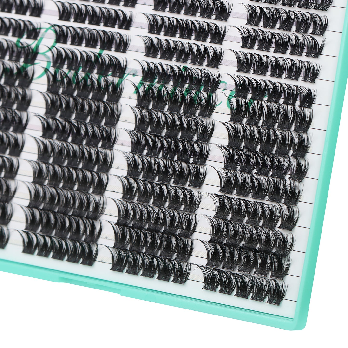 Bodermincer XXXL Tray D Curl M03# 10-12-14-16mm Mixed Color Black Lashes Clusters 280pcs Per Tray
