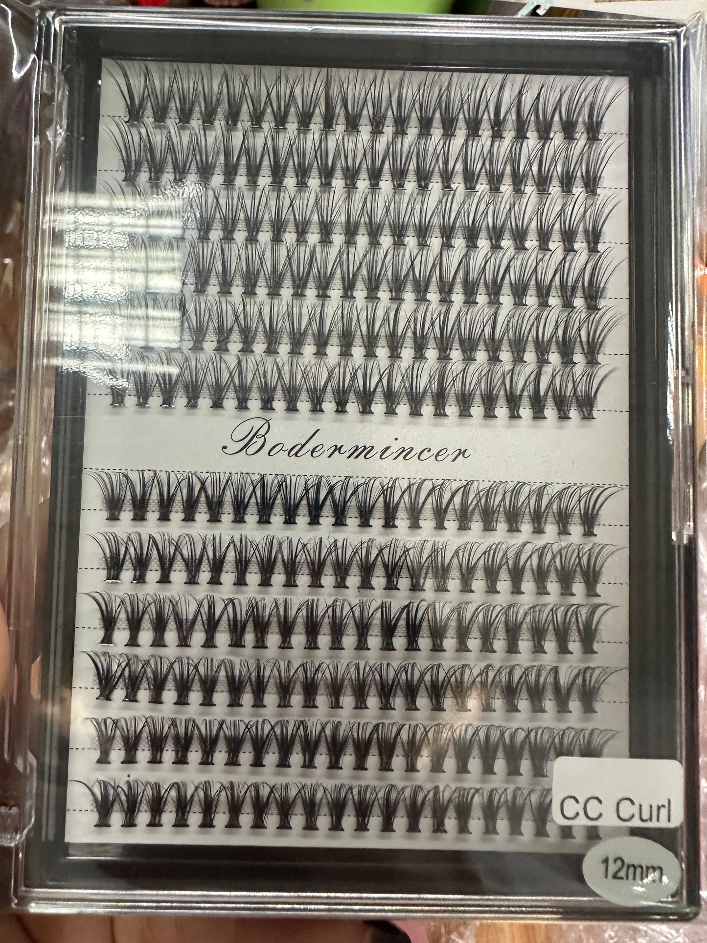 Bodermincer 20D Lash Clusters 240pcs Per Tray CC Curl/ D Curl to Choose
