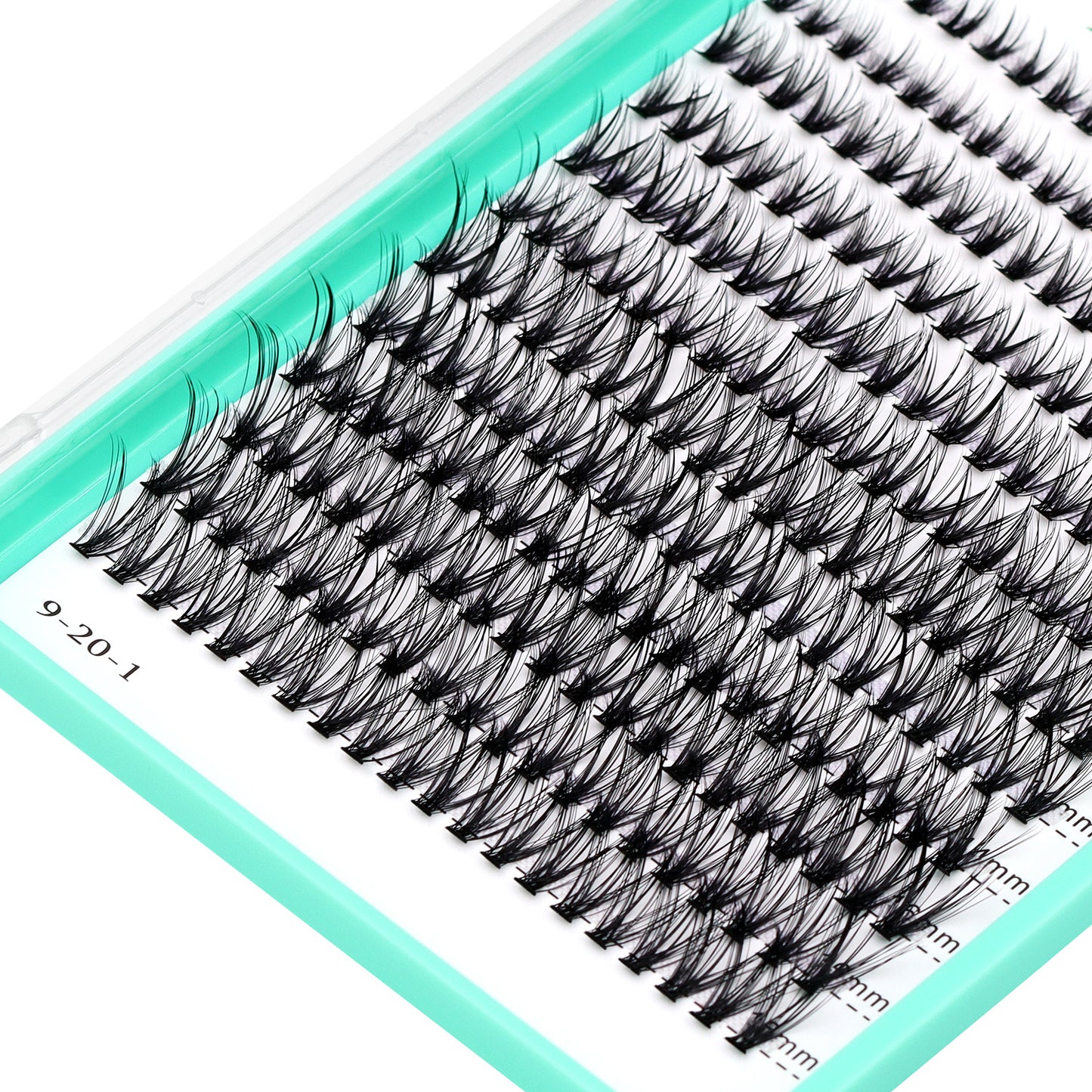 Bodermincer 20D D Curl 240pcs Lash Kit Clear Bond+Seal+Tweezers Lash Custer 8-10-12-14-16mm Mixed