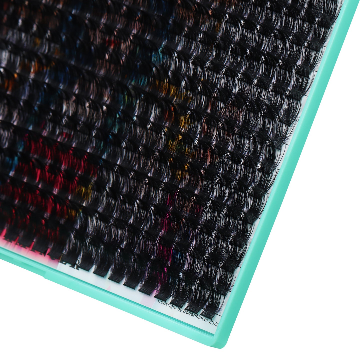Bodermincer XXXL Large Tray D Curl M001# Color Black Thick 8mm,10mm,12mm,14mm,16mm,18mm,20mm to Choose Lashes Clusters 336pcs Per Tray