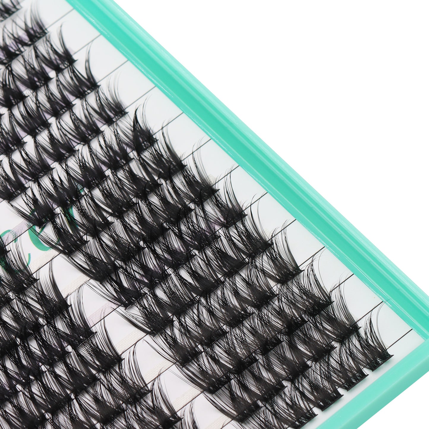 Bodermincer XXXL Tray D Curl M03# 10-12-14-16mm Mixed Color Black Lashes Clusters 280pcs Per Tray