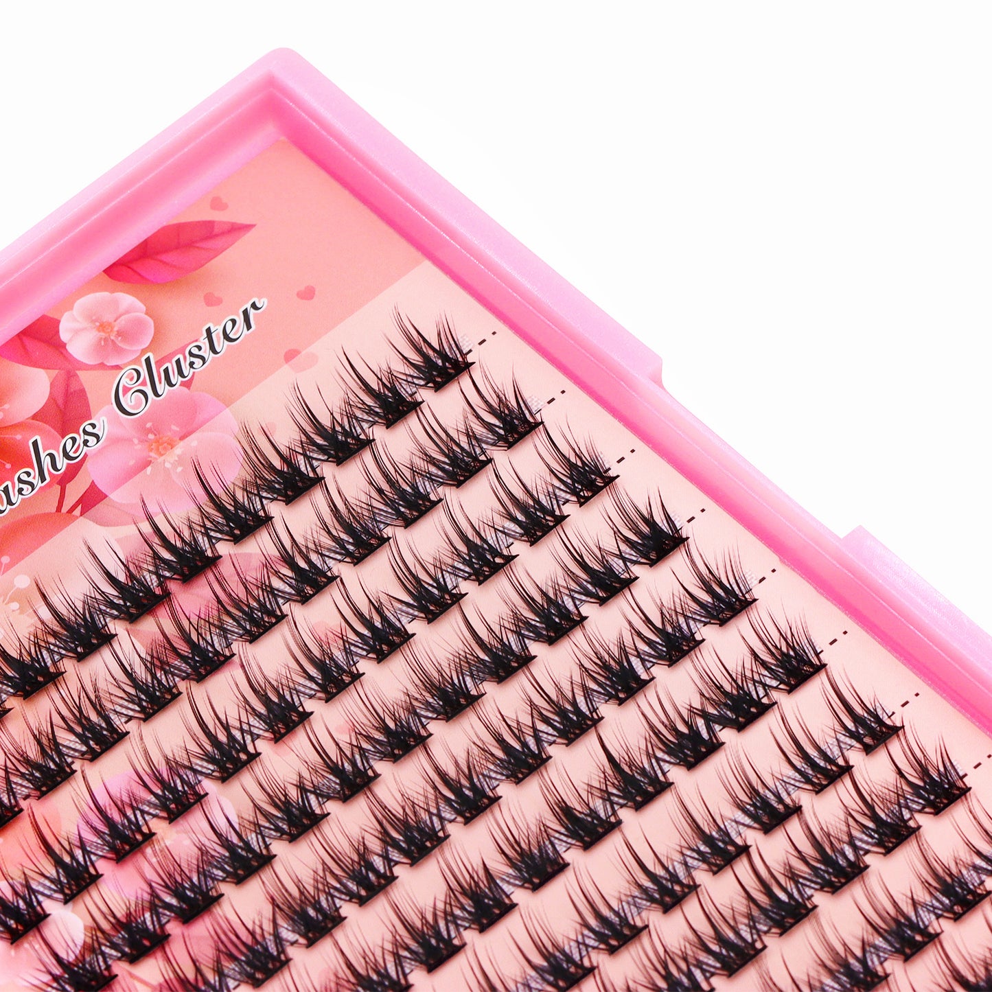 BODERMINCER Eyelashes C02# 120pcs Lash Cluster C Curl/D Curl/DD Curl 10mm-18mm to Choose