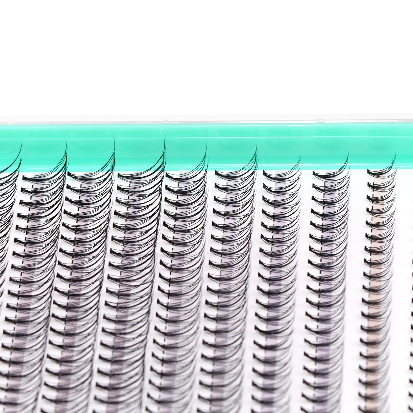 Bodermincer 7D D Curl 240pcs Lash Kit Black Glue+Tweezers Lash Custer 8-10-12-14-16mm Mixed