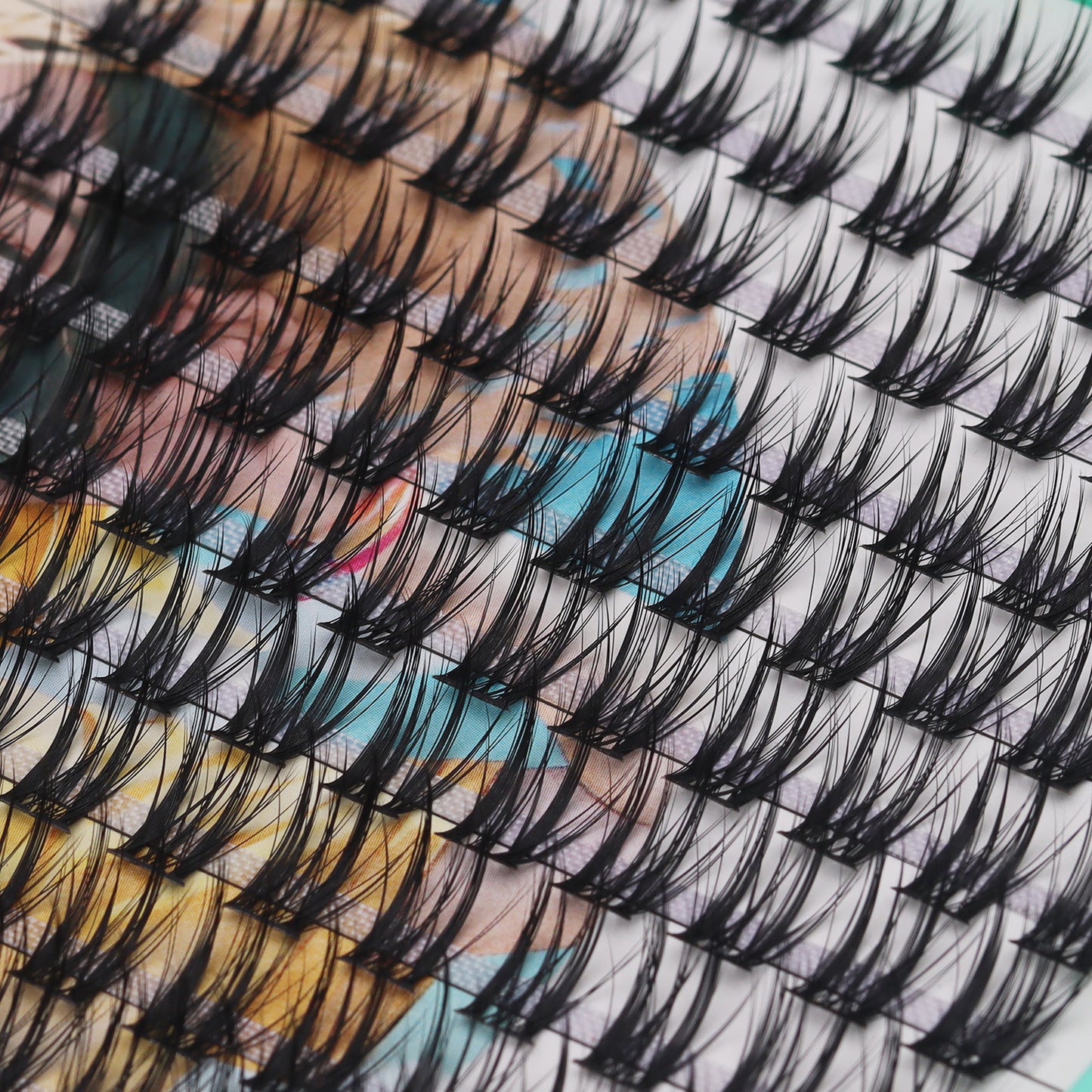 Bodermincer XXXL Large Tray D Curl M08# 10mm,12mm,14mm,16mm,18mm to Choose Black Lashes Clusters 336pcs Per Tray
