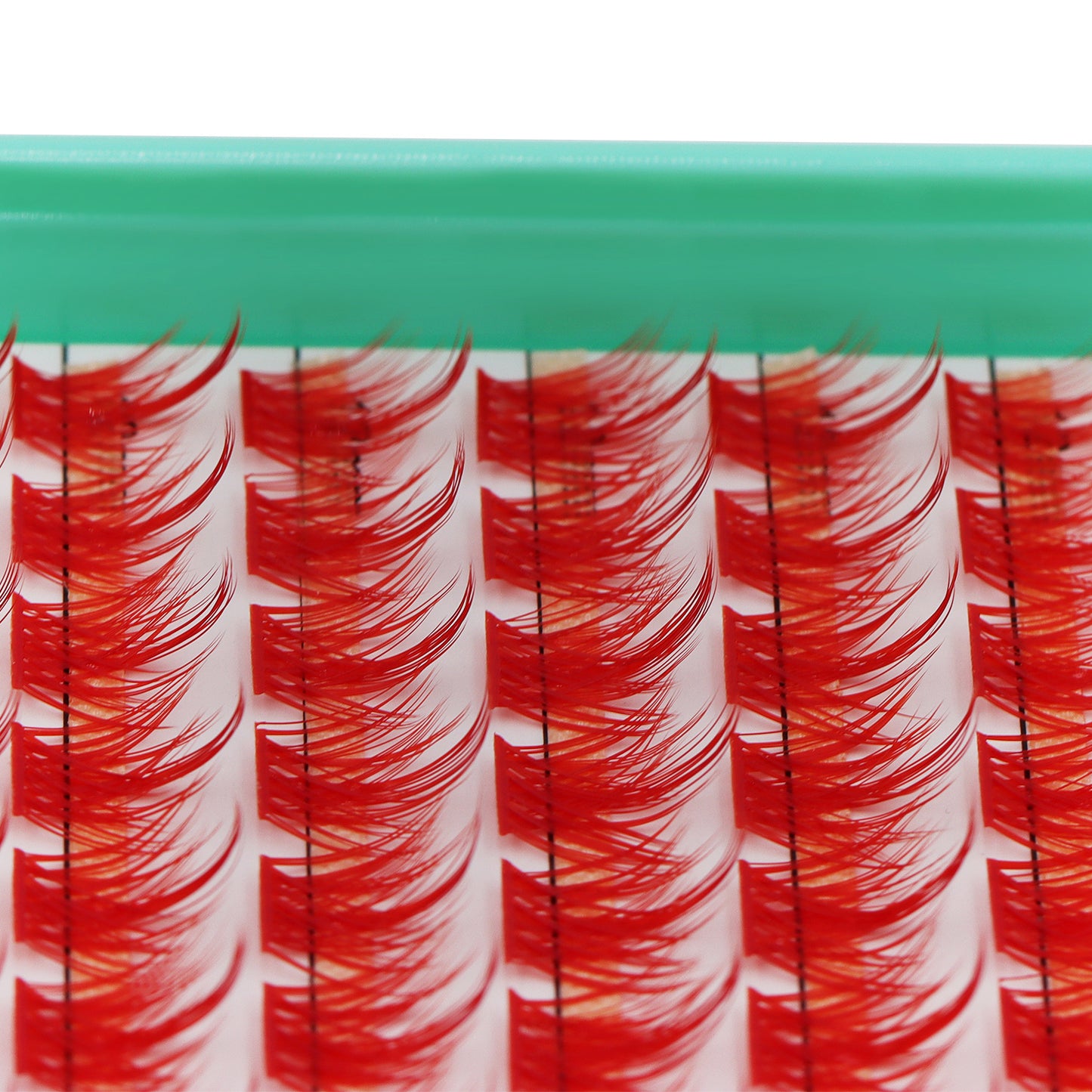 Bodermincer XXXL Large Tray M02# D Curl Black 10mm-Red 12mm-Red 14mm-Red 16mm Mixed Lashes Clusters 336pcs Per Tray