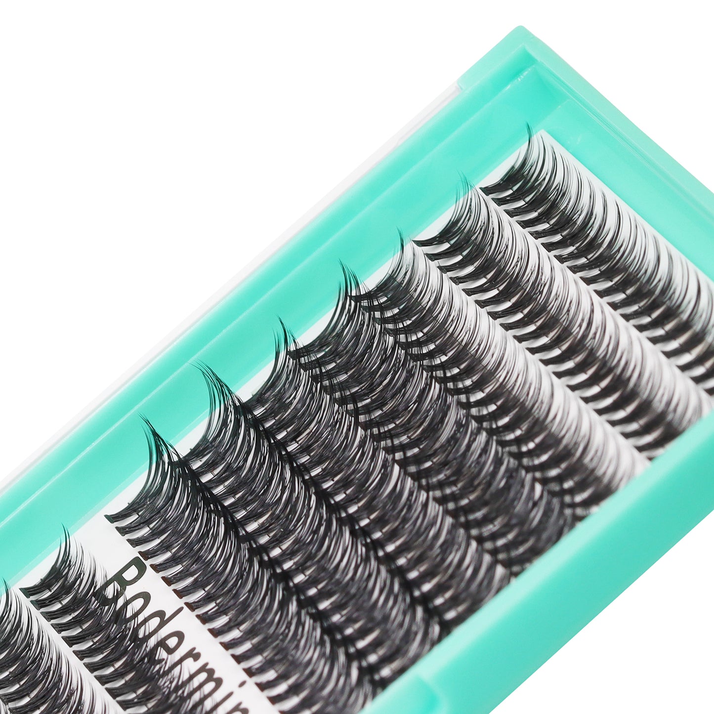 BODERMINCER 40D+50D 10-11-12-13-14-15-16mm Mixed Lash Kit Black Bond Lashes Clusters