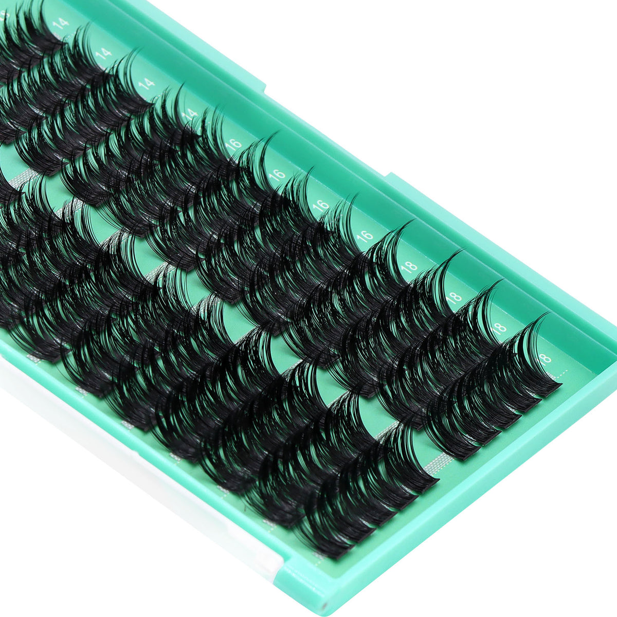 BODERMINCER M03# 14-16-18mm Mixed Lash Clusters Kit D Curl