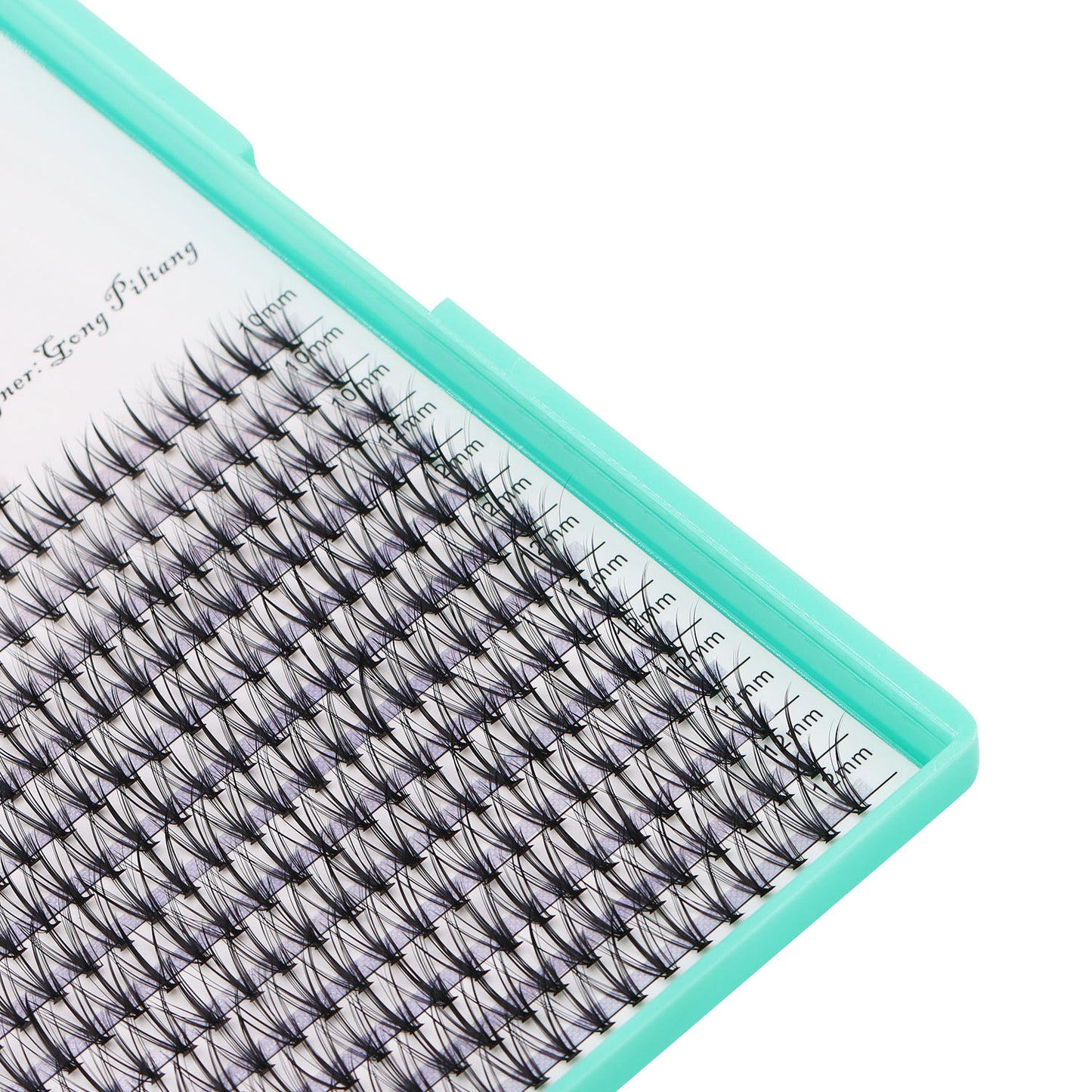 Bodermincer XXXXL Large Tray 20# D Curl Color Black 8-10-12mm Mixed Lashes Clusters 500pcs Per Tray