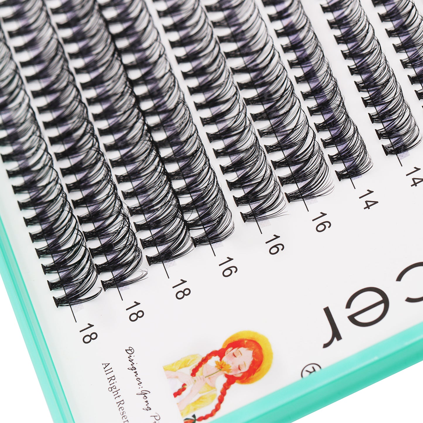 Bodermincer 20D 340pcs D Curl 8-10-12-14-16-18mm Mixed Tray