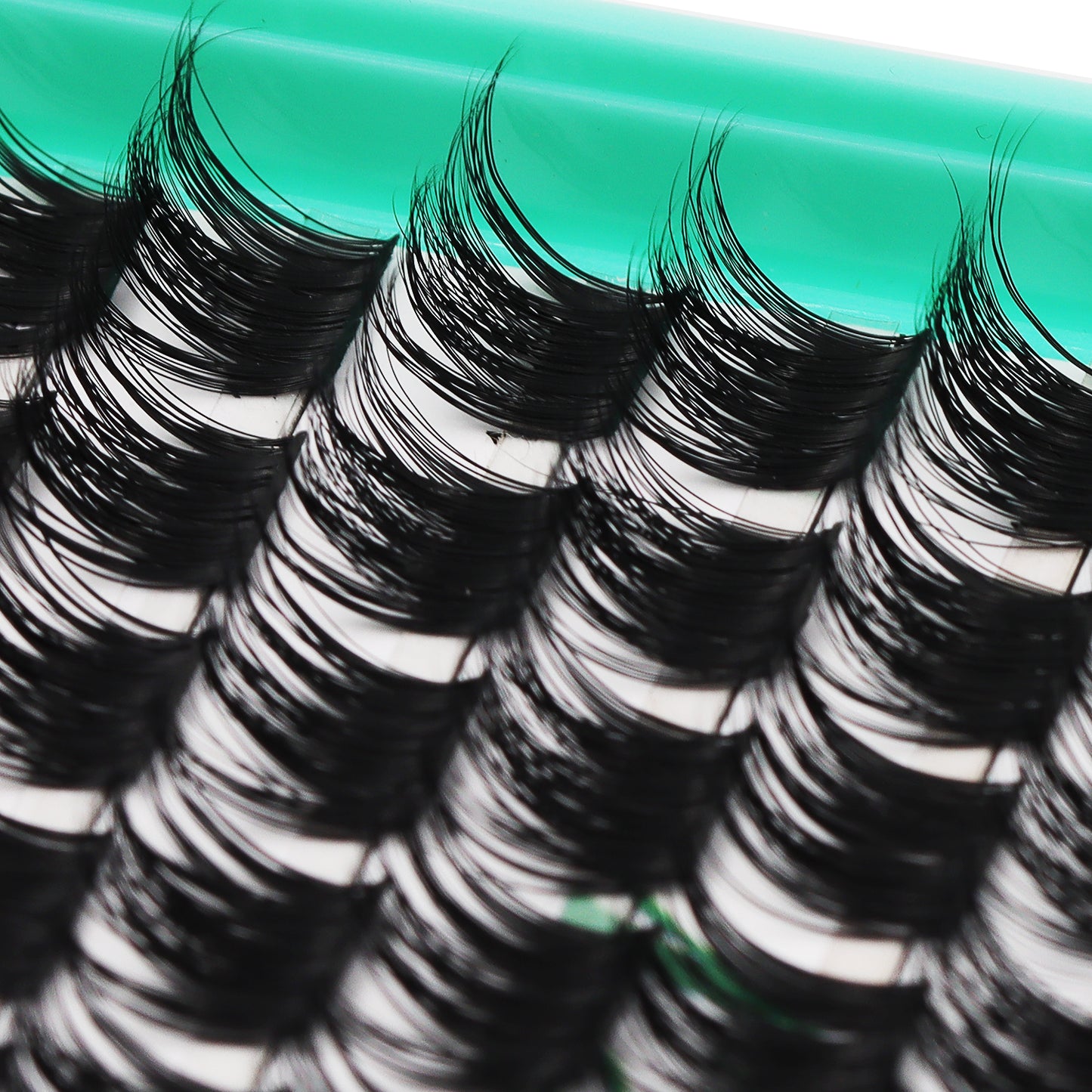 Bodermincer XXXL Large Tray D Curl M3D03# 10-12-14-16mm Mixed Color Black Lashes Clusters 224pcs Per Tray