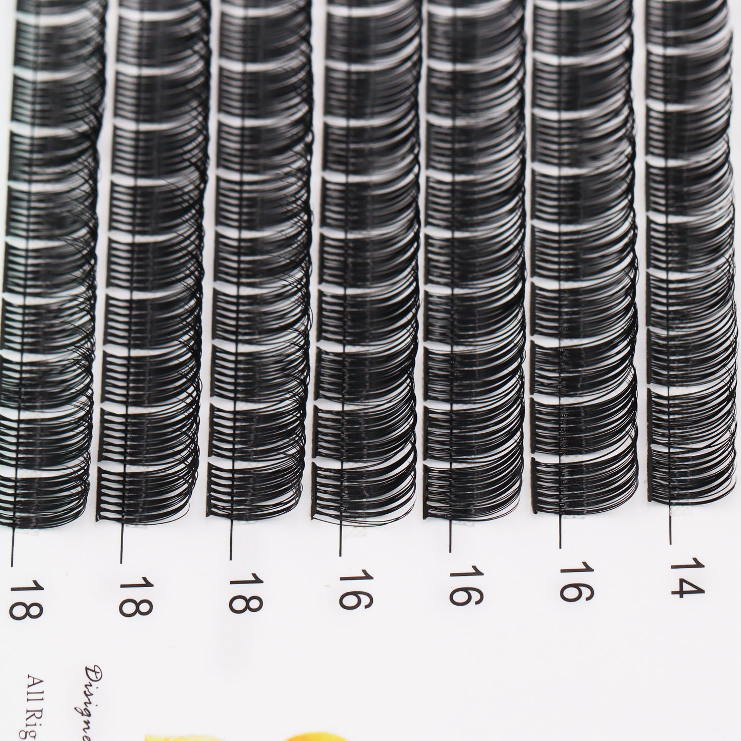 Bodermincner Lashes M09 Natural Black D Curl 8-10-12-14-16-18mm Mixed Tray 221pcs Cluster Lashes