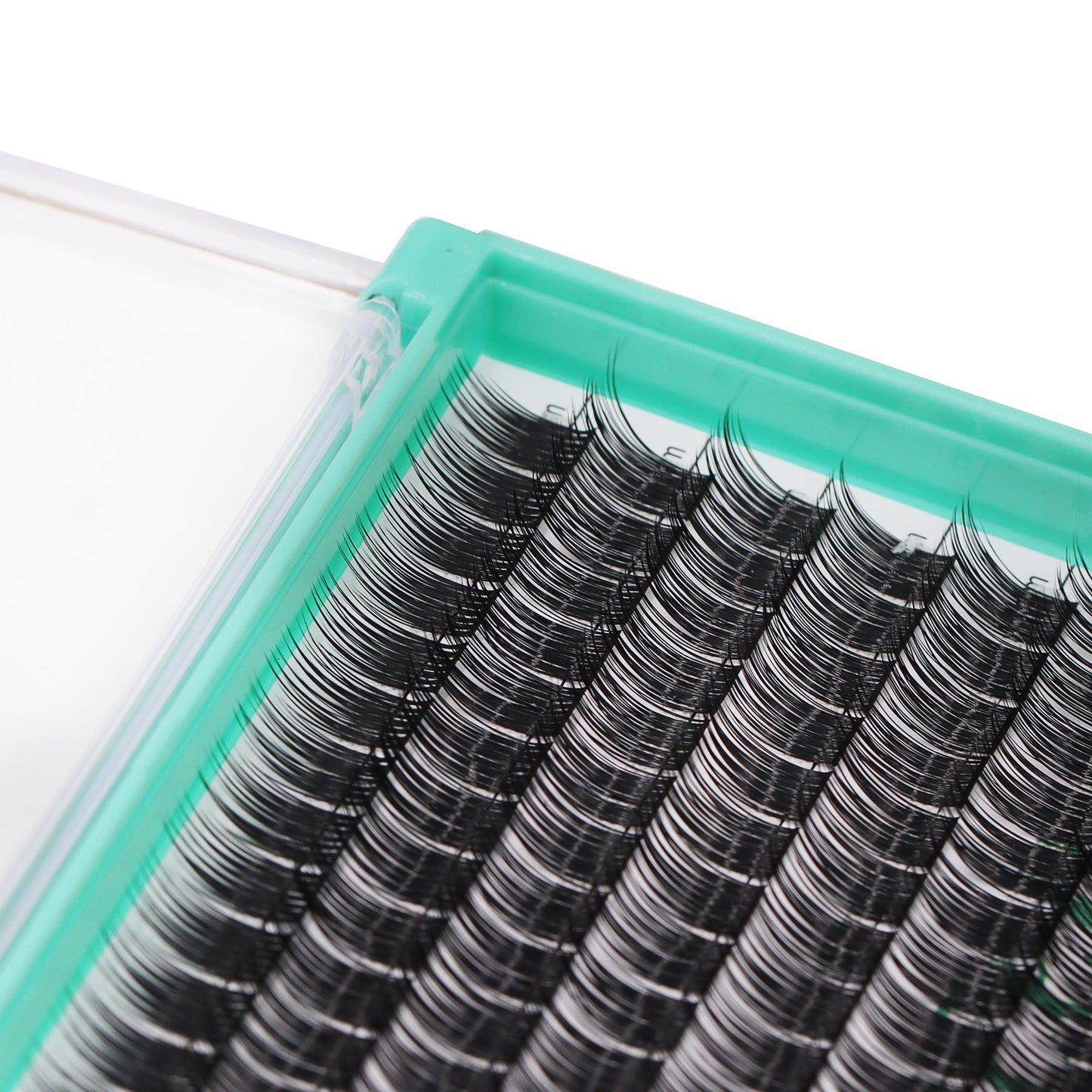Bodermincer XXXL Large Tray D Curl M09# 10-12-14-16mm Mixed Color Black Lashes Clusters 364pcs Per Tray