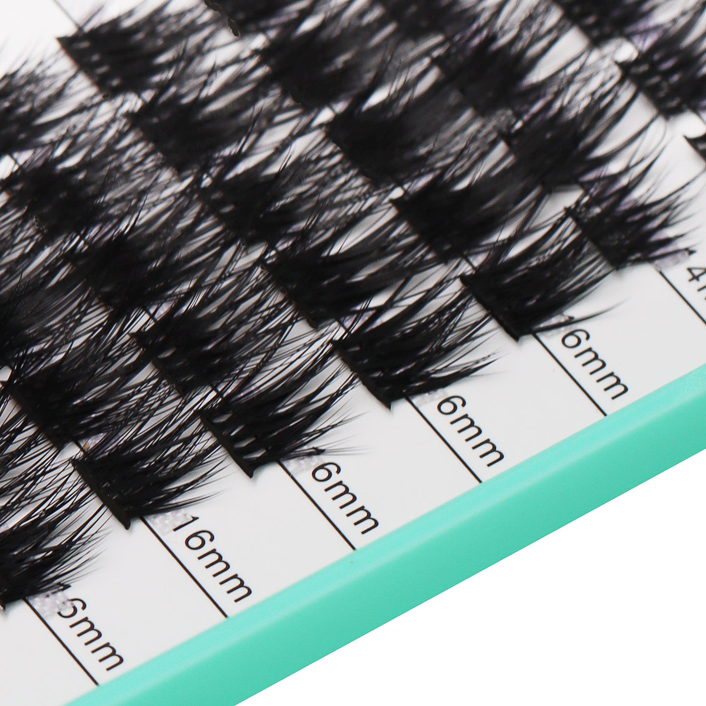 Bodermincer XXXL Large Tray DD Curl M04# 10-12-14-16mm Mixed Color Black Lashes Clusters 280pcs Per Tray