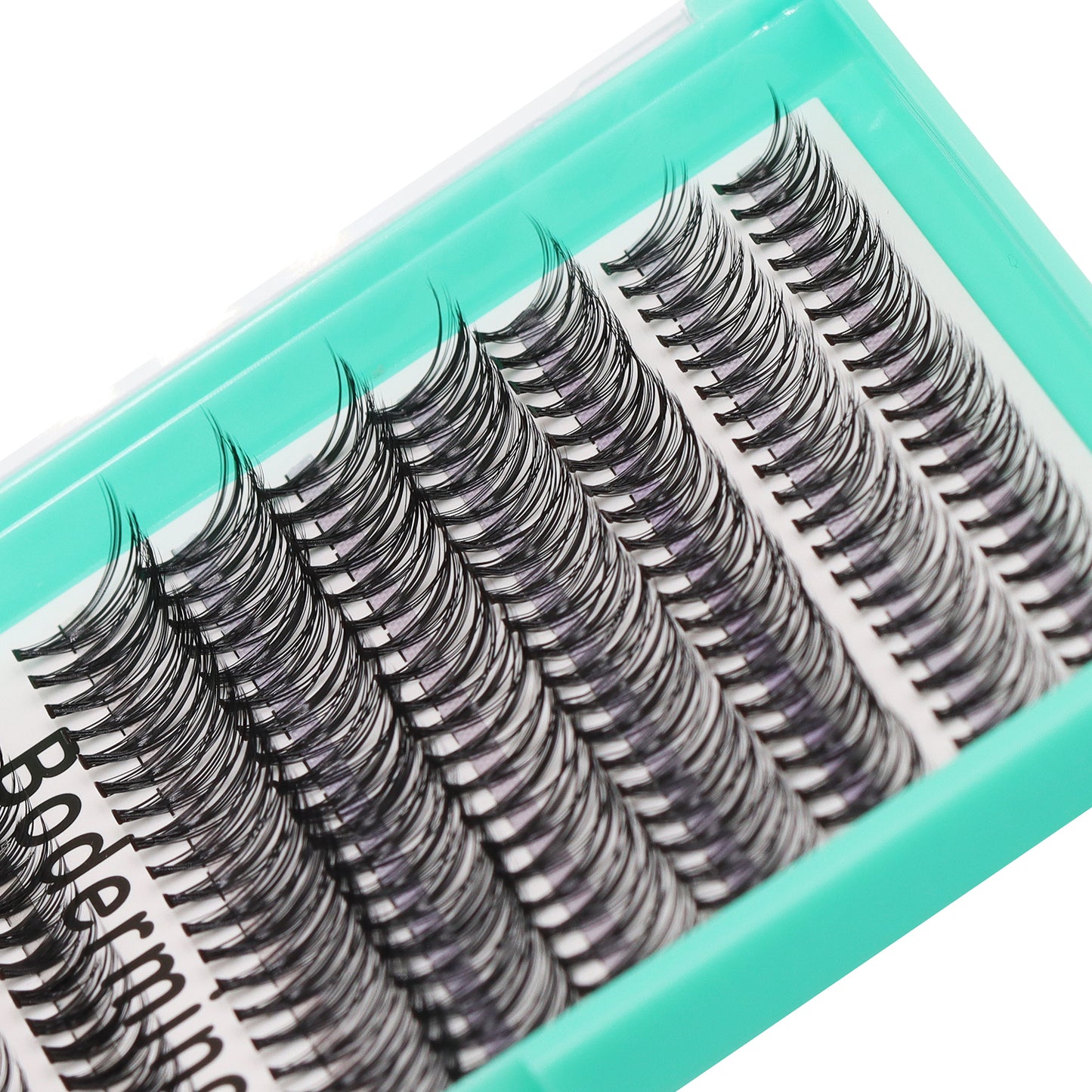 BODERMINCER 20D+40D 10-11-12-13-14-15-16mm Mixed Lash Kit Black Bond Lashes Clusters