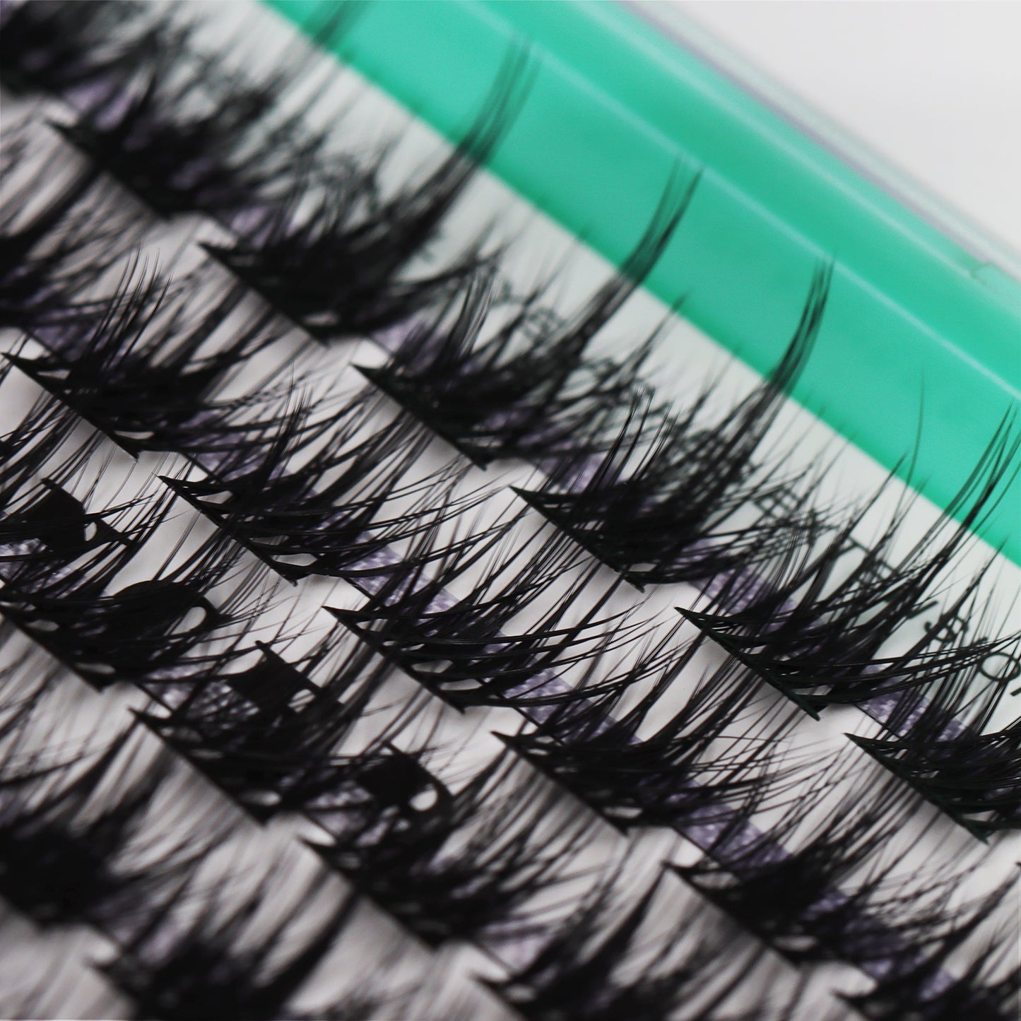 Bodermincer XXXL Large Tray DD Curl M02# 14-16mm Mixed Color Black Lashes Clusters 336pcs Per Tray