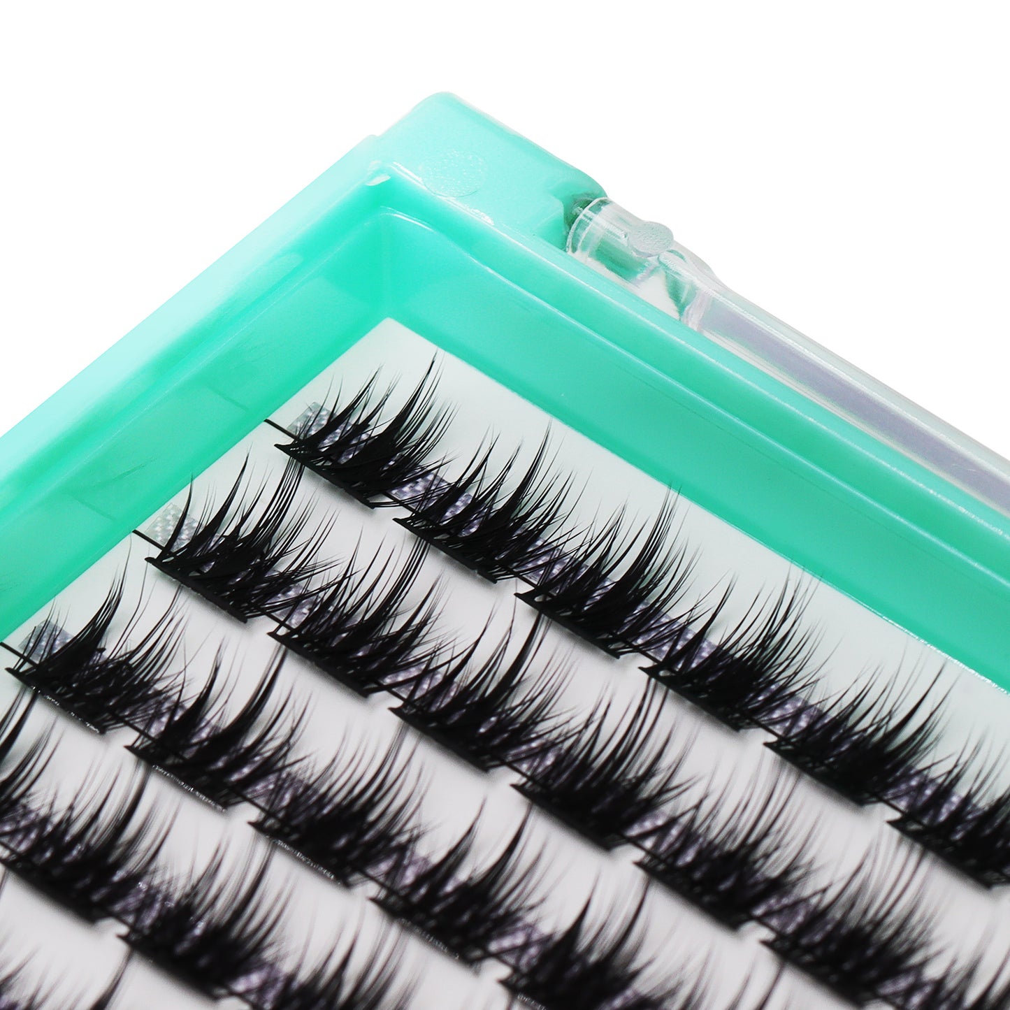 Bodermincer XXXL Large Tray M02# D Curl 10mm Black- 12mm Orange-14mm Rose-16mm Yellow Colors Mixed Lashes Clusters 336pcs Per Tray