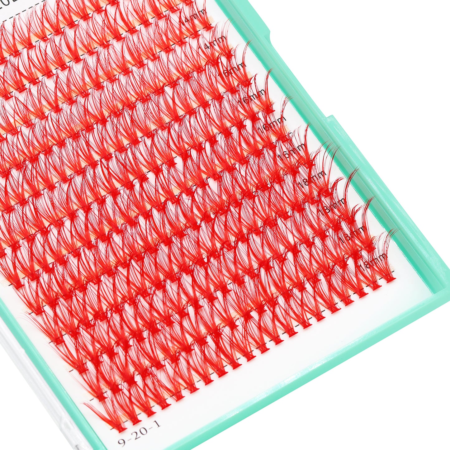 BODERMINCER 20D Red Lash Cluster 14-16-18mm MIX