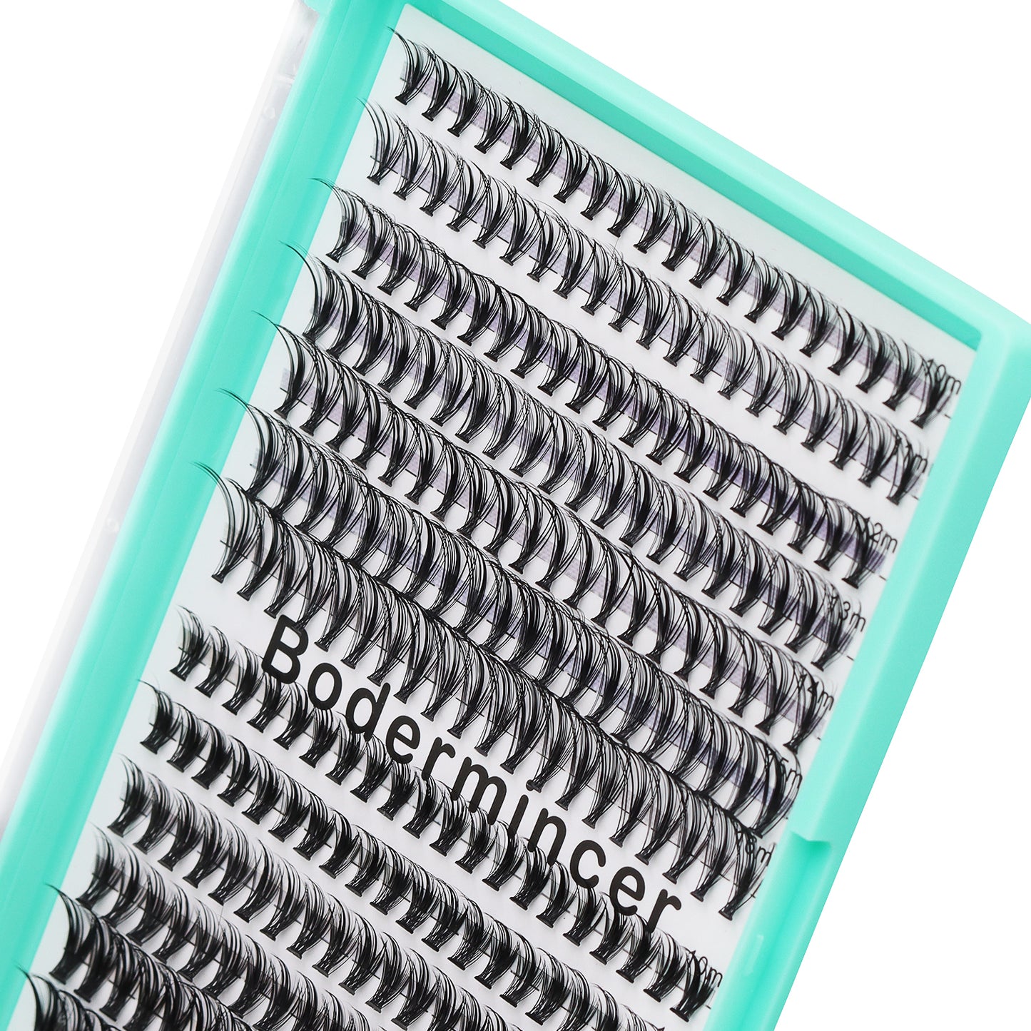 BODERMINCER 20D+40D 10-11-12-13-14-15-16mm Mixed Lash Kit Black Bond Lashes Clusters