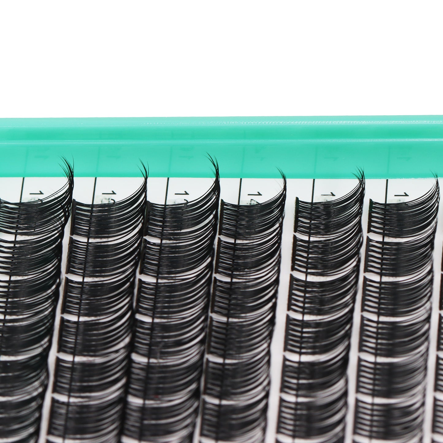 Bodermincer XXXL Large Tray D Curl M09# 8-10-12-14-16mm Mixed+M03#10-12-14-16-18mm Mixed Color Black Lashes Clusters 322pcs Per Tray