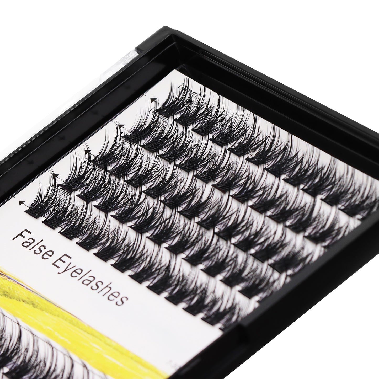 BODERMINCER M02# Lash Cluster Large Pack 8+10mm Mixed/10+12mm Mixed/12+14mm Mixed/14+16mm Mixed/16+18mm Mixed Pack C Curl/D Curl/DD Culr Natural Extensions Wispy Individual False Eyelashes Lash Clusters Lash Cluster Extensions