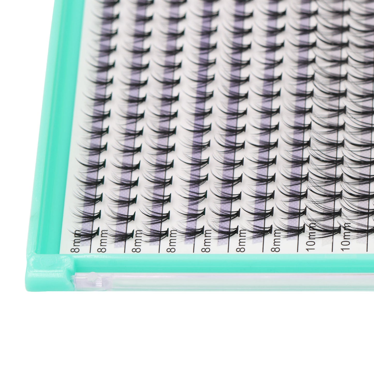 Bodermincer XXXXL Large Tray 20# D Curl Color Black 8-10-12mm Mixed Lashes Clusters 500pcs Per Tray