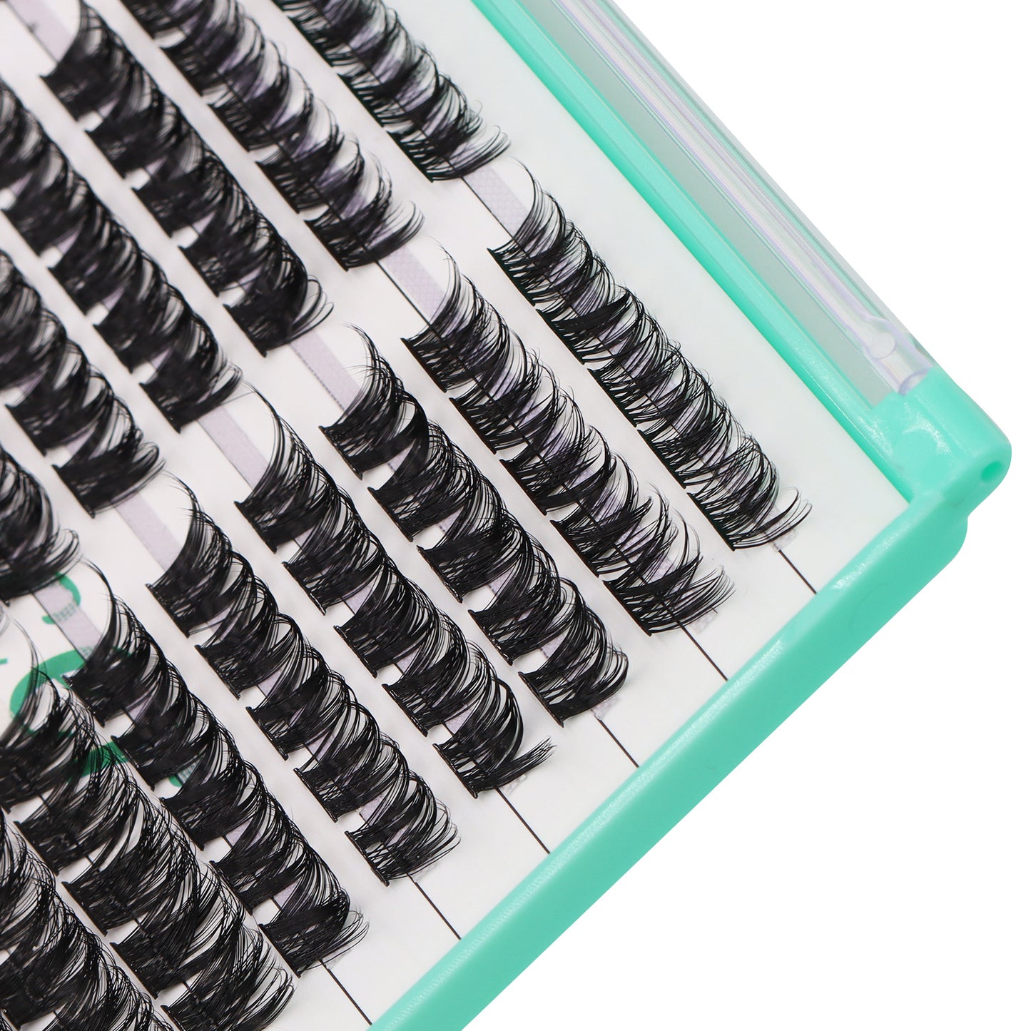 Bodermincer XXXL Tray D Curl M03# 10-12-14-16mm Mixed Color Black Lashes Clusters 280pcs Per Tray