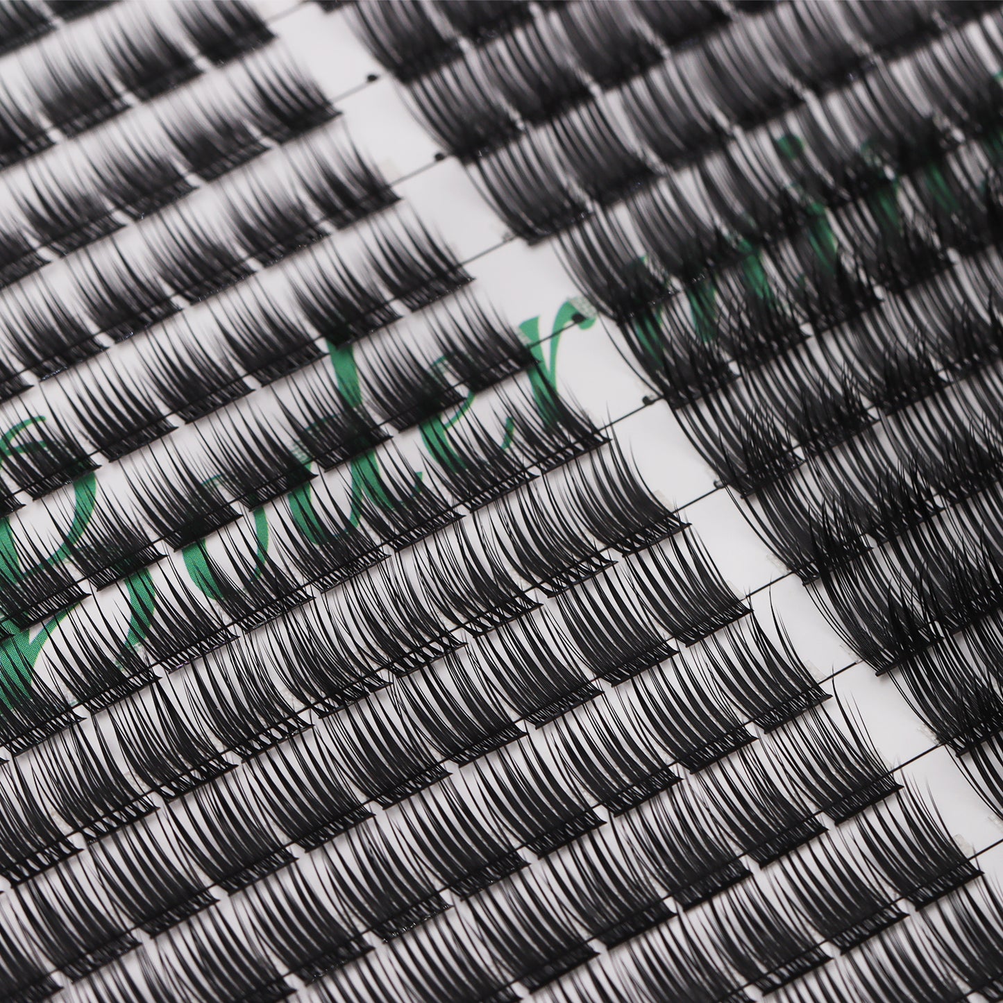 Bodermincer XXXL Large Tray D Curl M09# 10-12-14-16mm Mixed Color Black Lashes Clusters 364pcs Per Tray