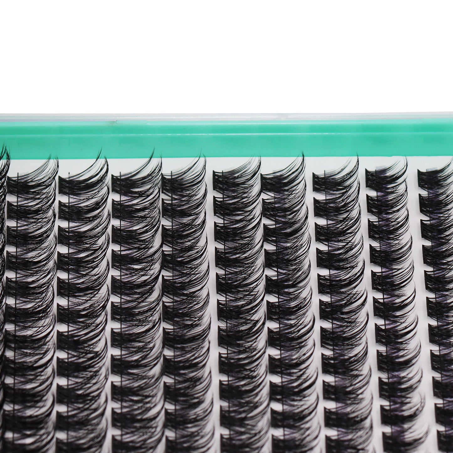 Bodermincer D Curl Black Lashes Clusters M02# 204pcs Per Tray 8-10-12-14-16-18mm Mixed Length