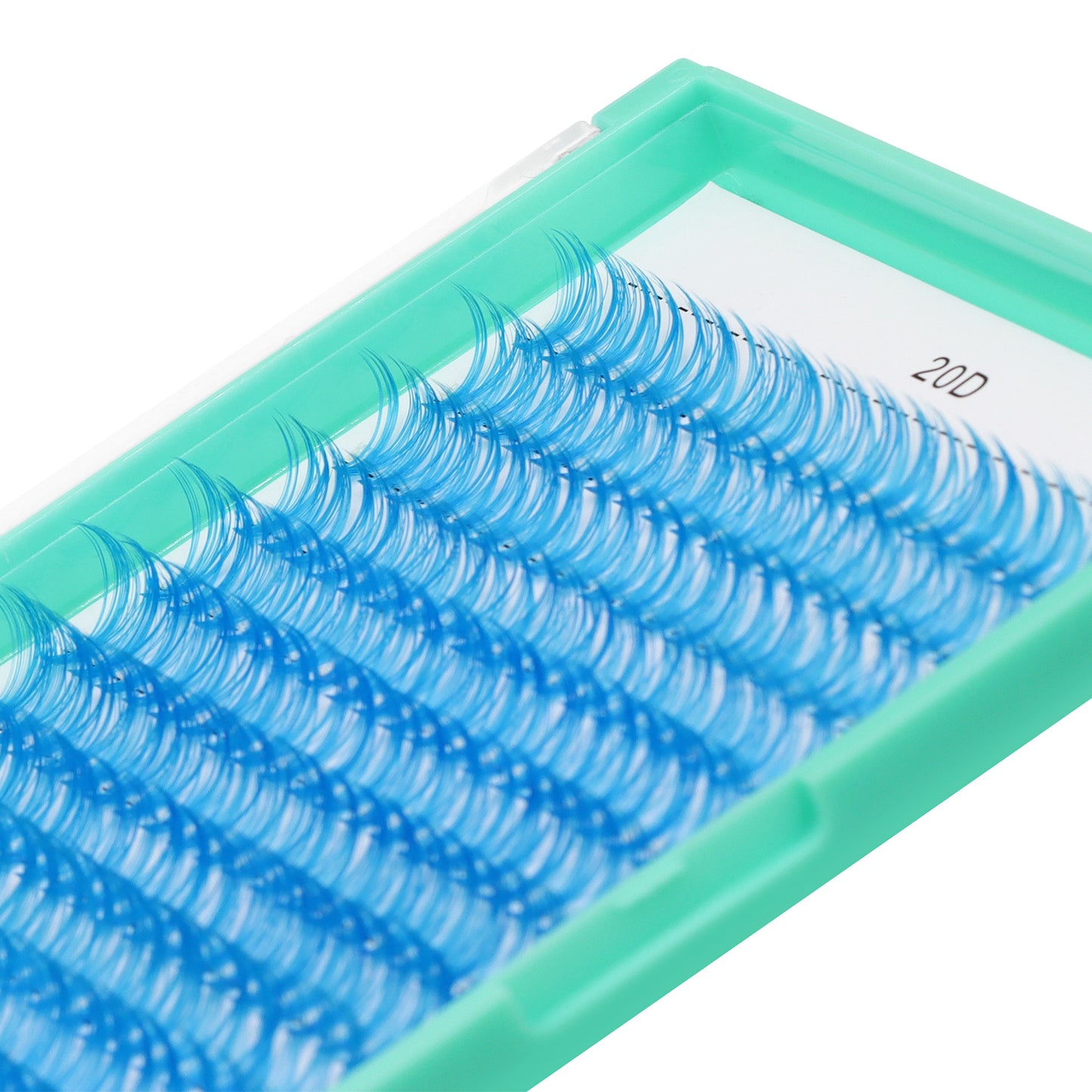 Bodermincer Sky Blue D Curl Lash Cluster 14-16-18mm Mixed