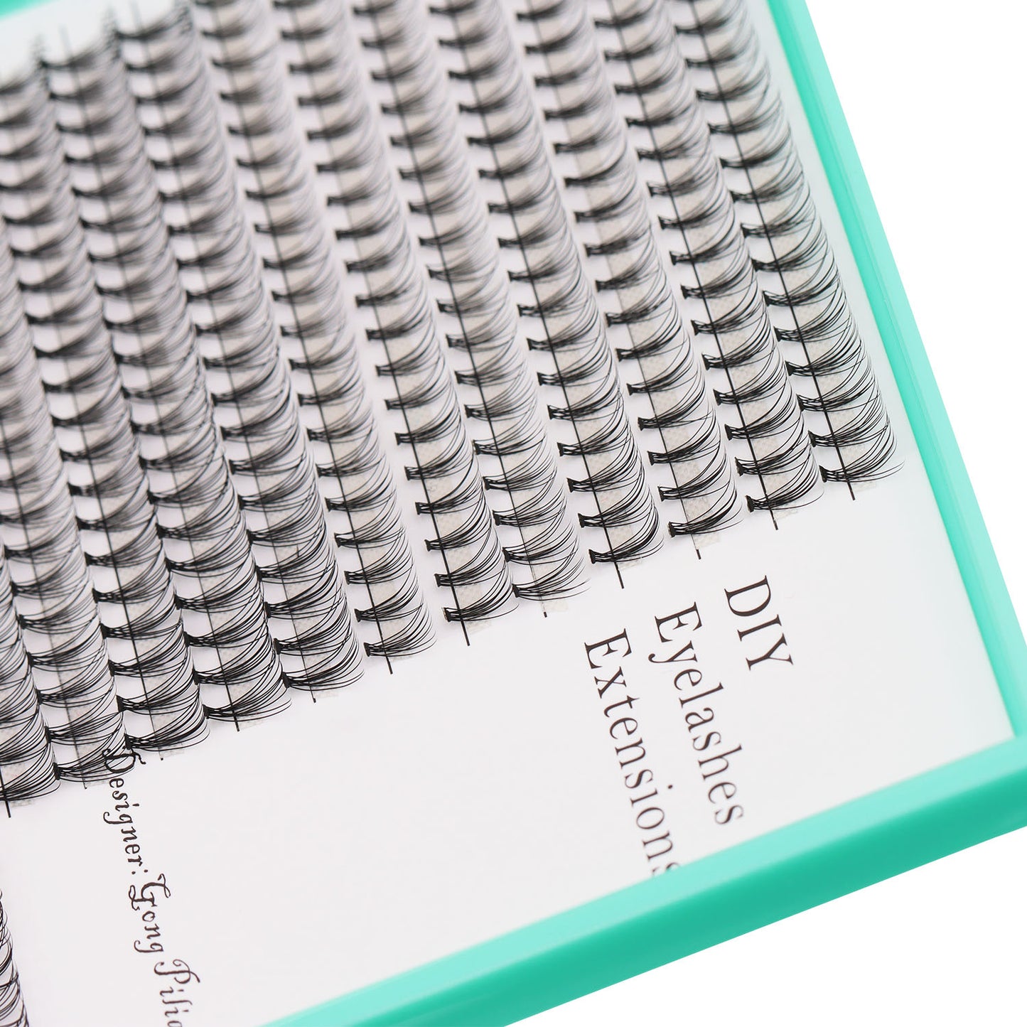 Bodermincer XXXXL Large Tray 10# D Curl Color Black 8-10-12mm Mixed Lashes Clusters 500pcs Per Tray