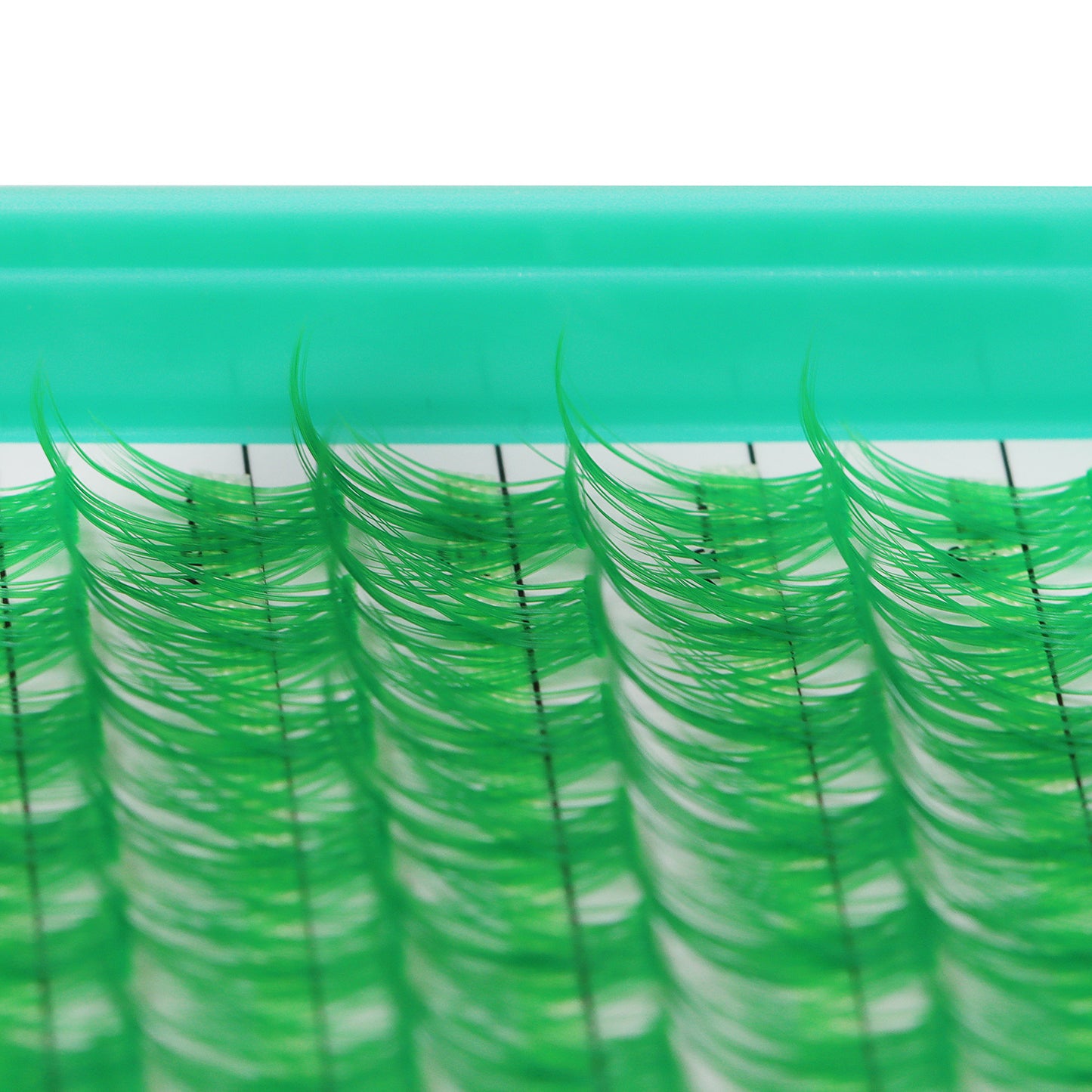 Bodermincer XXXL Large Tray M02# D Curl 10mm Black- 12mm Brown-14mm Blue-16mm Green Colors Mixed Lashes Clusters 336pcs Per Tray