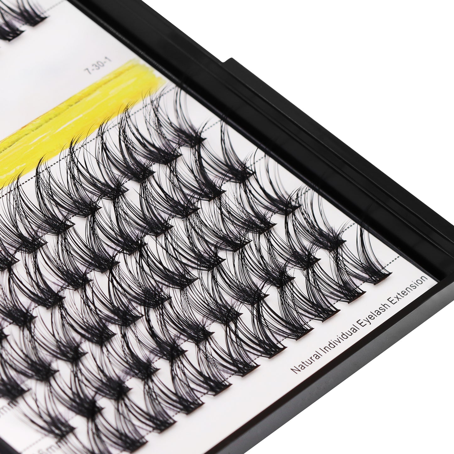 Bodermincer M06# Lash Cluster 110pcs C Curl/D Curl/DD Curl 10mm-18mm to Choose