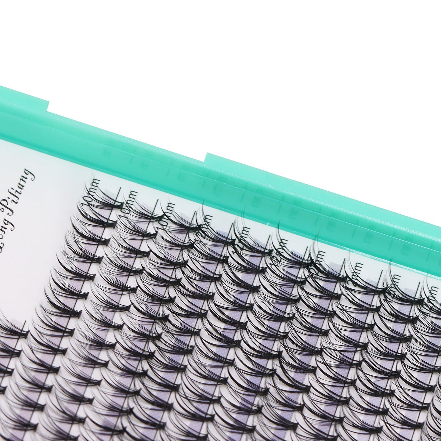 Bodermincer XXXXL Large Tray 20# D Curl Color Black 8-10-12mm Mixed Lashes Clusters 500pcs Per Tray