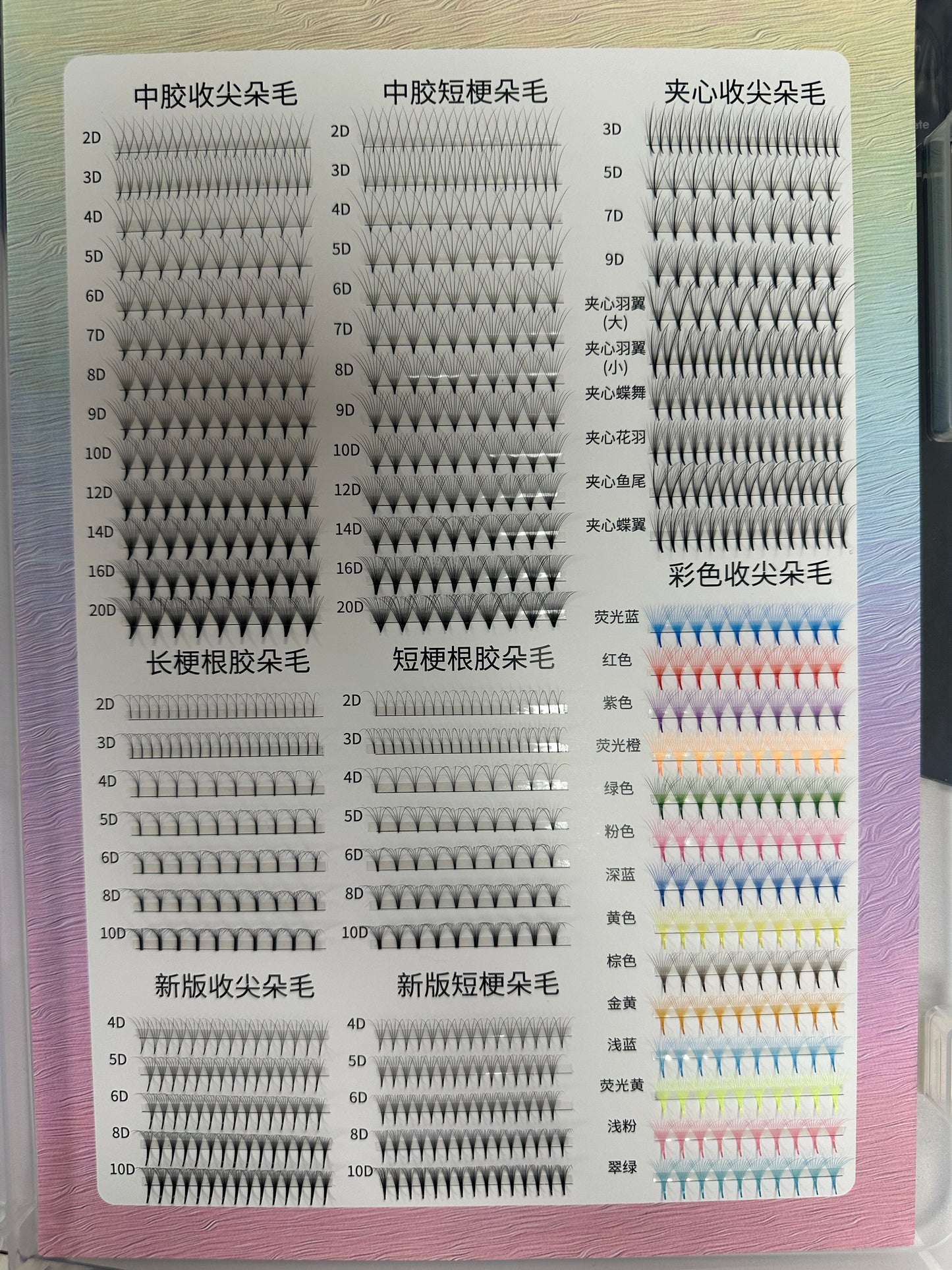 Bodermincer premade fans lashes catalog 74 styles in one pack