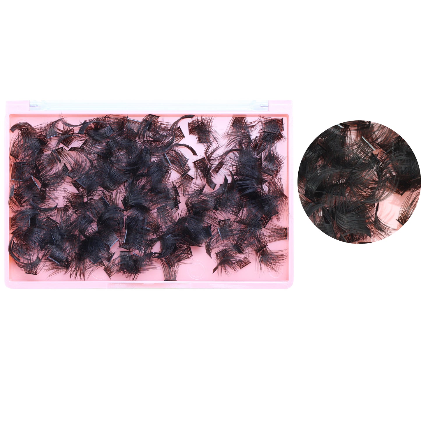 Bodermincer Color Brown D Curl 300pcs/500pcs/800pcs/1000pcs 2000pcs Per Pack Wholesale False Eyelashes Bulk