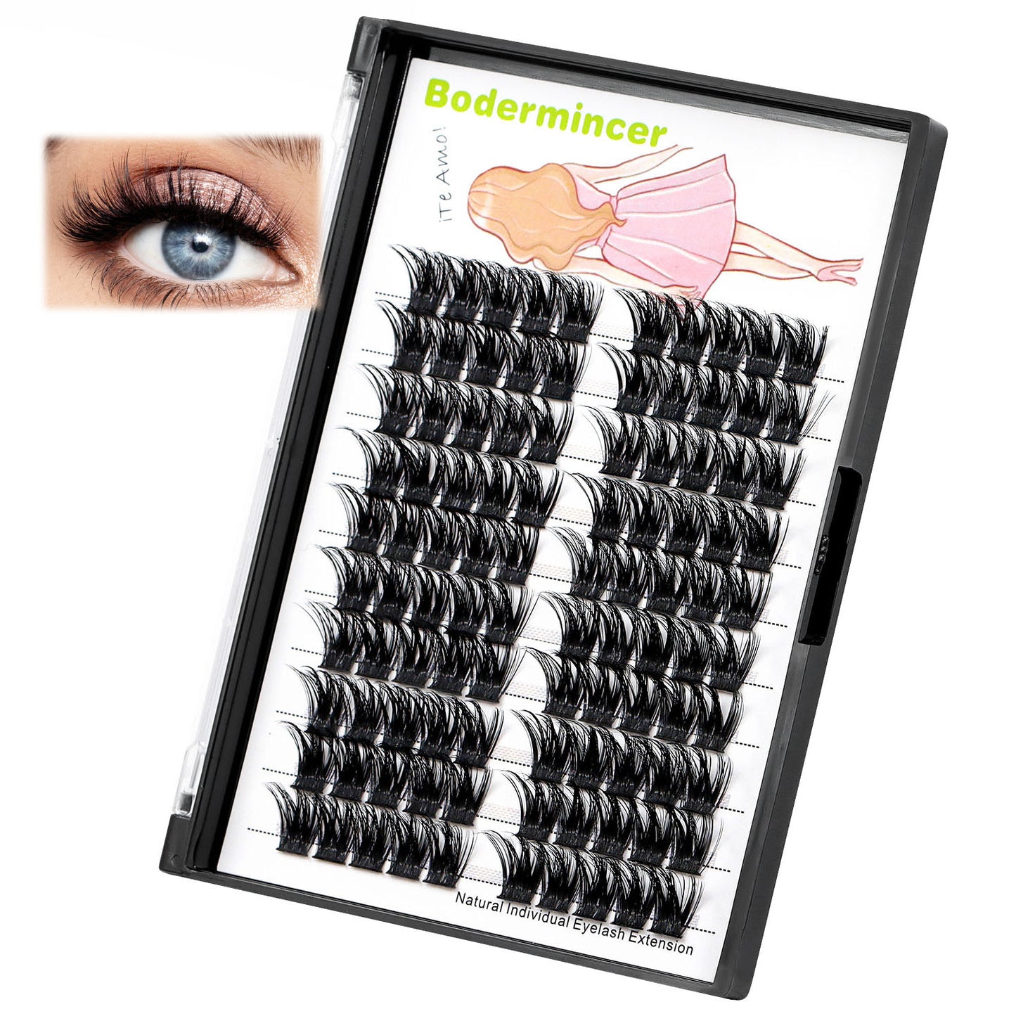 Bodermincer S003# Lash Clusters 8-20mm to choose