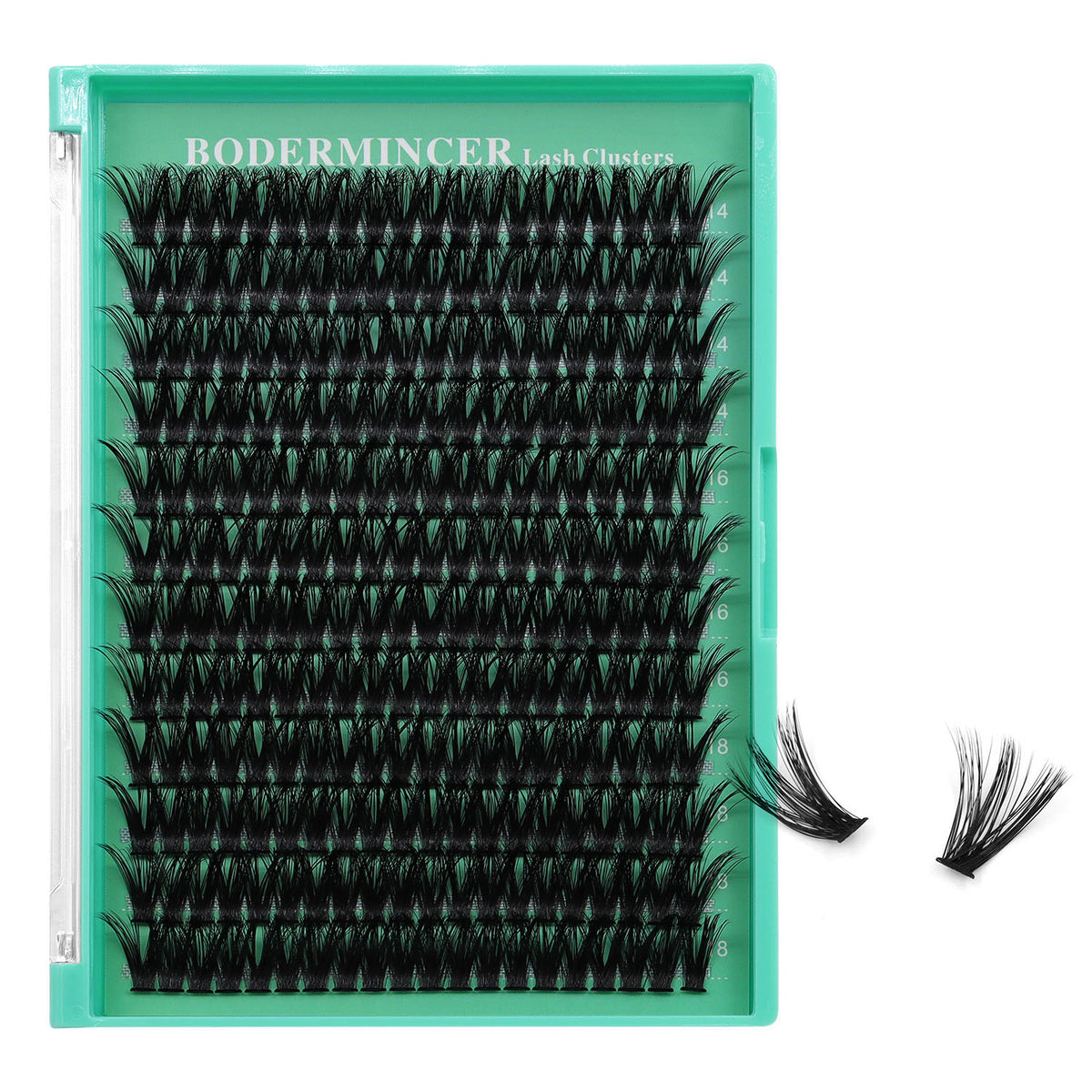 BODERMINCER 60D 14-16-18mm Mixed Lash Clusters Kit D Curl