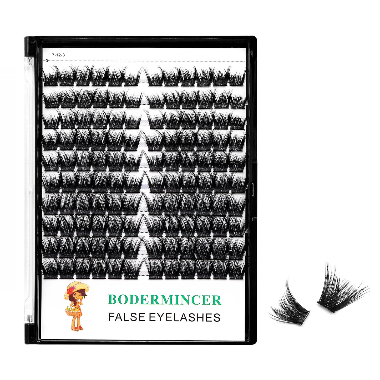 Bodemrincer X009# 14-16-18mm Mixed Lash Cluster D Curl