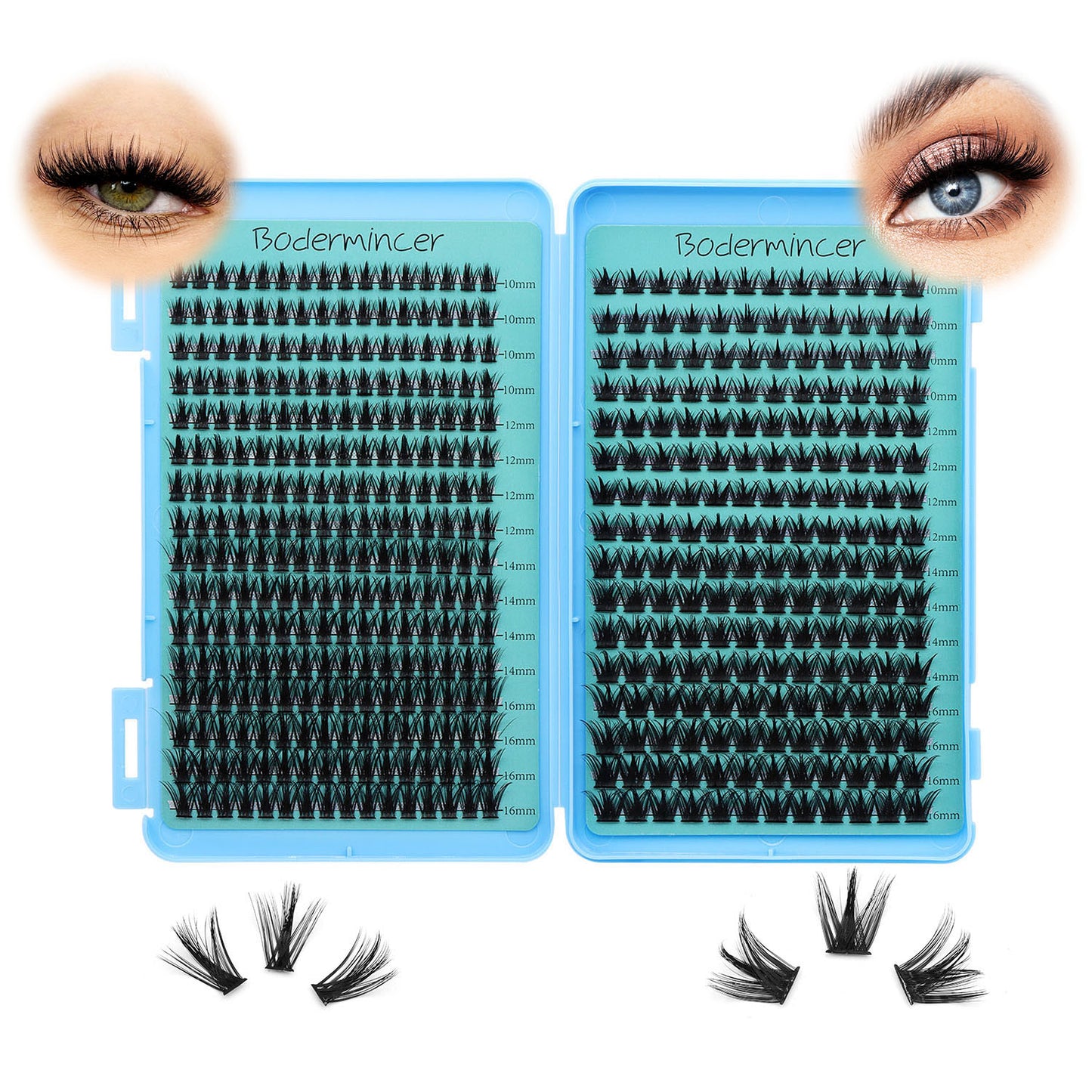 Bodermincer CY+MS# Large Pack Lash Book 2 Styles Mixed 10-12-14-16mm Mixed