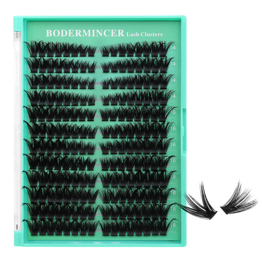 BODERMINCER 100D Pre-mapped Individual Lash Clusters 14-16-18mm Mixed