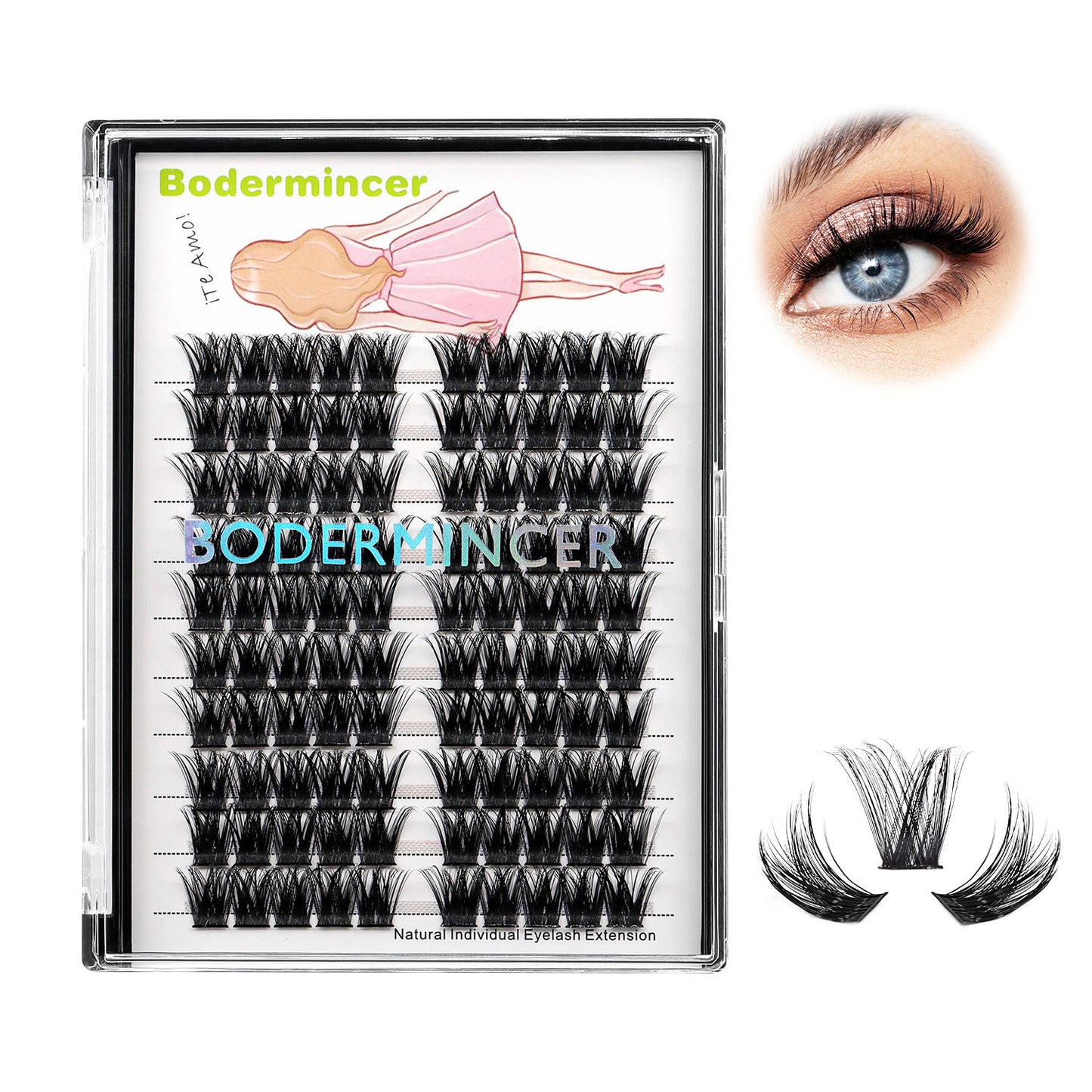 Bodermincer S003# Lash Clusters 8-20mm to choose