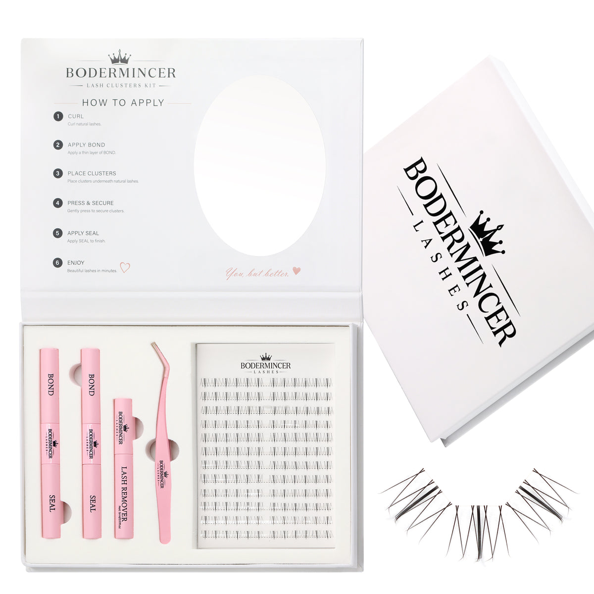 BODERMINCER Bottom Lash Clusters Kit SM103