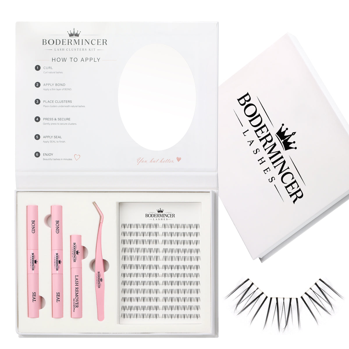 BODERMINCER Bottom Lash Clusters Kit SM105