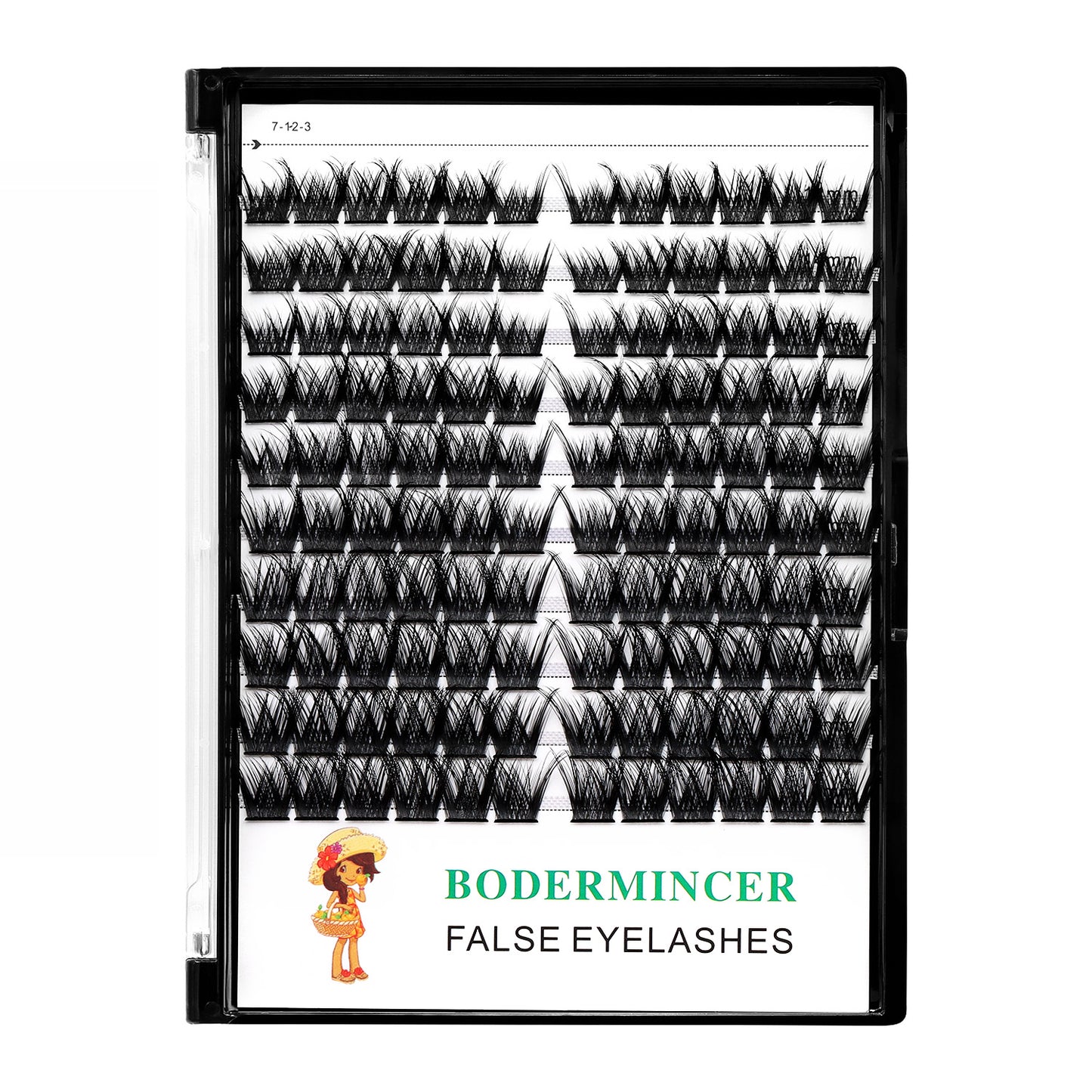 Bodemrincer X009# 14-16-18mm Mixed Lash Cluster D Curl