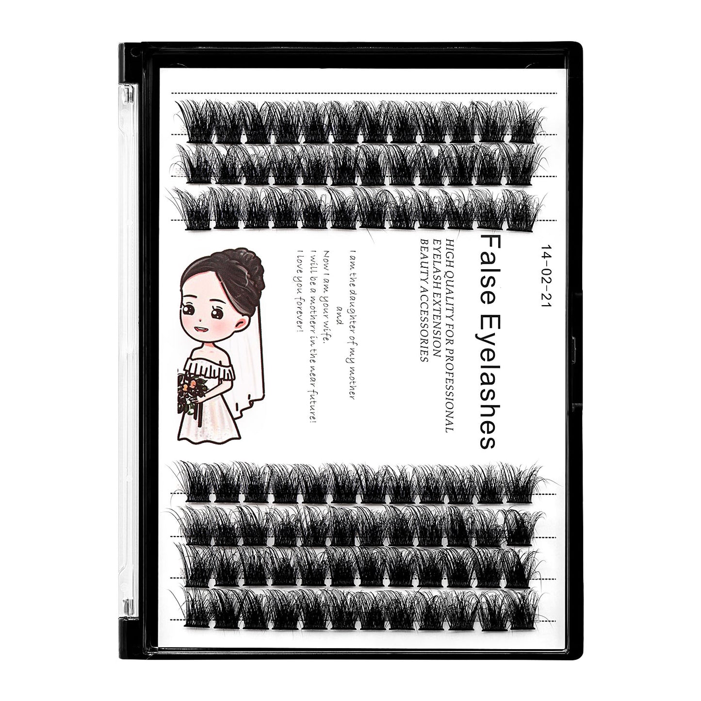 Bodermincer T-50# Fluffy Lash Clusters 8-20mm to Choose